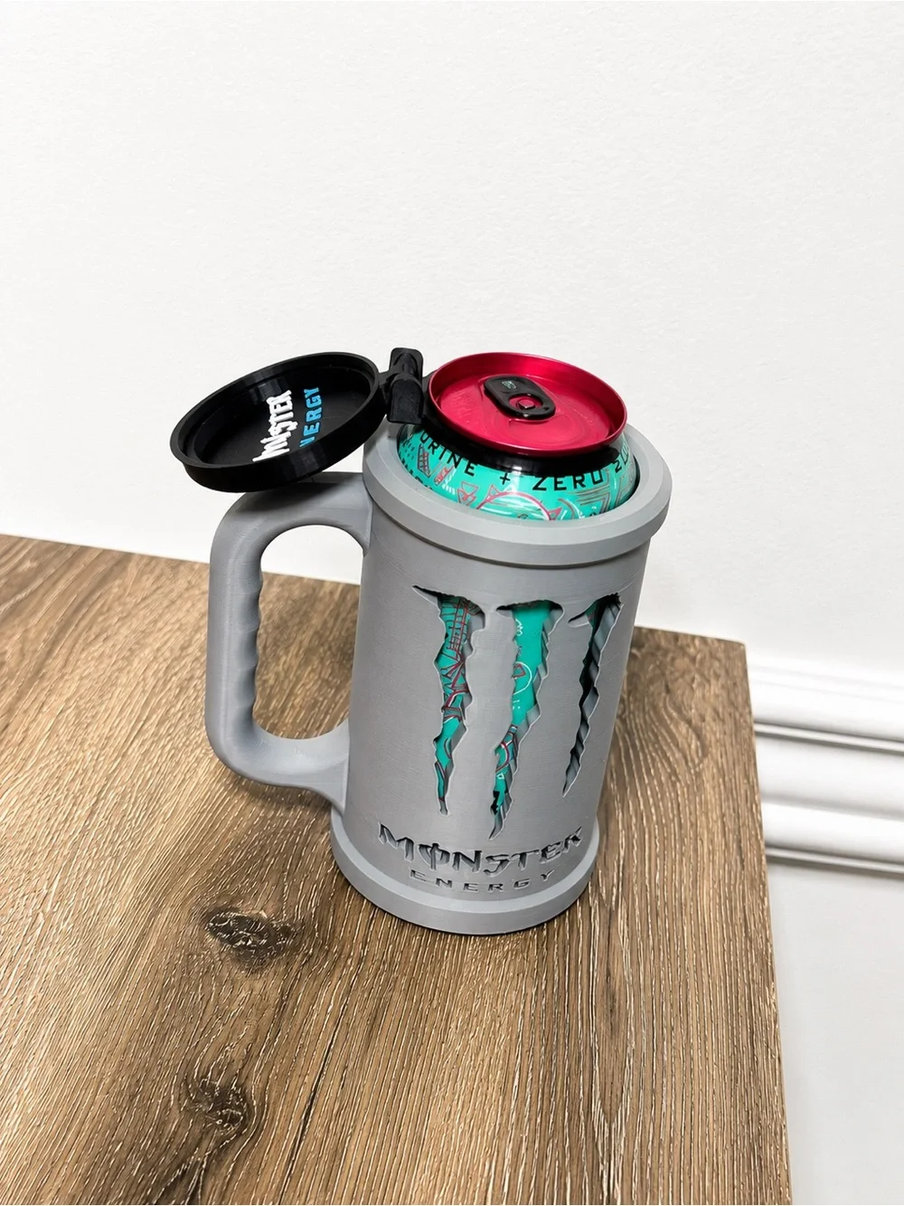 Monster Energy Can Mug with Teal Can Accent